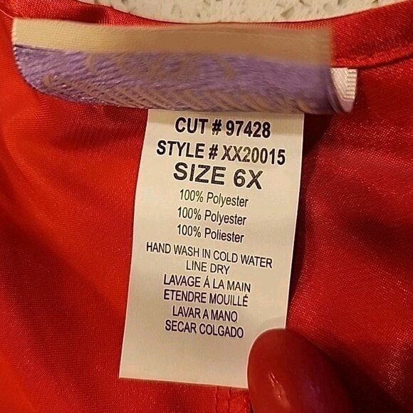 Vintage Intimate Attitudes Red Chemise 6X Lingerie Satin pj Sleepwear Sexy Slip - Picture 9 of 9